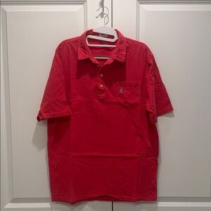 Johnnie-o Original 4-Button Polo, Red, Large